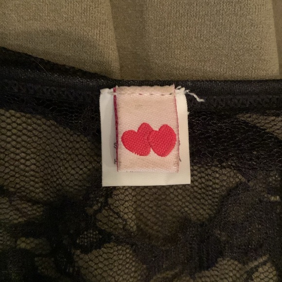 DEREK HEART stretchy olive green and black lace dress. M/L. - Picture 7 of 9